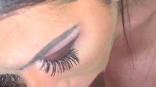 Brunette Slut Gives Blowjob To Big Cock Outdoors