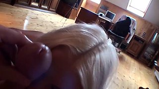 Sexy blonde big dick sucking masturbating pussy licking 69 position