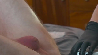 My First Fisting Training for My Sex Slave Latex Bubble