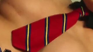 Blonde Schoolgirl Chloe Conrad Gets Double Penetrated in Hot Mfm Threesome