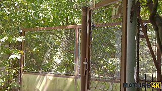 Mature4k. wild giantess diana is having outdoor xxx with 2 strangers