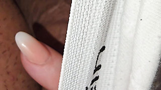 Step mom hand slip under step son underwear touching his dick