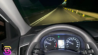 I Teased This Bastard Until He Stopped the Car and Fucked Me Very Tasty Cumming in My Little Mouth at the End