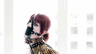two women fetish latex asslicking and anal mff