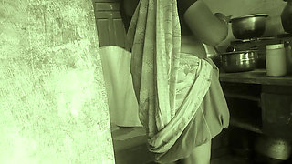 Indian housewife cooking romance porn video