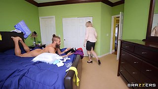 Xander Corvus hired his mistress to work as a cleaning lady to fuck her under wife's nose