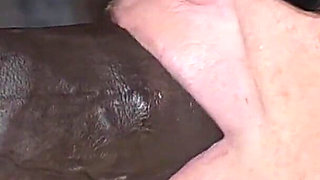 Stepmom with Glasses Serves Her Master Trotzilla's Black Cock