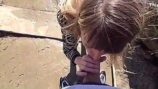 Naughty Adventure: Blowjob For A Fisherman Dry On The Dock