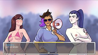 Academy 34 Overwatch Young  Naughty - Part 29 WidowMaker And DiVa Naked!!! By HentaiSexScenes