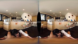 The Part-Time Employee Schoolgirl Seduces You at Work! - V1VR