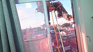 Window Cleaner Finds Us Having Sex