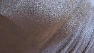 Hot Wife Dildo Fucking While Two Friends Cum on Her Dildo