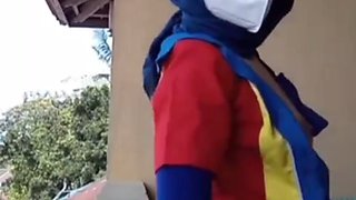 Hijab After Work Horny Plugging Vagina with Vibrator