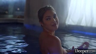 Blonde Gold Digger Gizelle Blanco Seduced By BF's Dad Manuel Ferrara - Deep Throat, Doggystyle & Facial