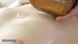 Big natural tits redhead Katarina Rina fucks