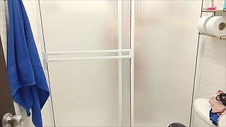 Stepmom Catches Me Recording Her in the Shower
