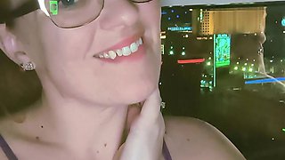 Cuckquean Selfie - My View From the Cuck Chair as My Husband Fucks a Girl We Found in Vegas