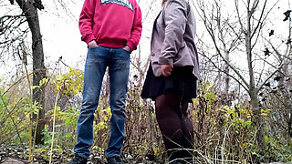 Stepmom's sexy holes in nature