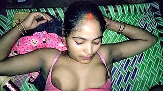 Brother-in-law catches village sister-in-law fingering herself at night and gives her a hard pounding