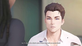 Hotel cartoon sex adventure with playful characters