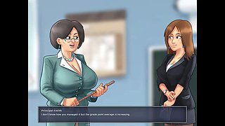 Summertime saga, fucking cartoons, school