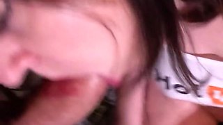 Blowjob in the Toilet