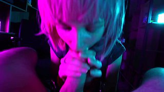 Gamer Girl Does Footjob - Anal hardcore