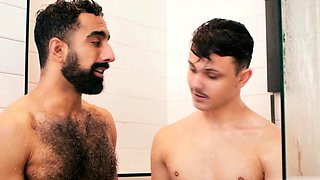 Ali Rush and Enzo Muller shower and anal sex
