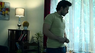 Indian pair celebrating their anniversary in bedroom