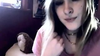 Spitting on My Feet Amateur's Webcam Foot Fetish