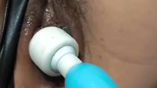 Tied to a Chair and Unable to Move, Double Holes Vibrating