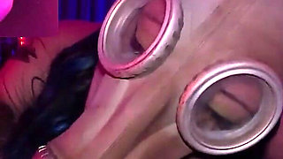 Gas Mask Breath Control - Fuck Machine Orgasm