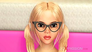 Pleasing gill at 3d animated porn action