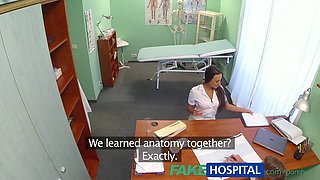Young doctor pounds his sexy new nurse in POV reality roleplay