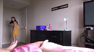 Big Tits Korean Step Sister Gives Steamy Massage to Step Brother - Mina Moon & Alex Adams
