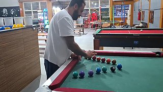 She Didnt Know How To Play Pool, But She Knew How To Take A Rod In The Pocket