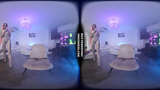 Adele Using A Clit Licking Toy And Striptease Dancing
