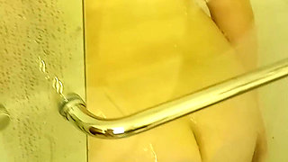 Hotwife Taking Hotel Shower