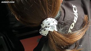 Successfully picked up While working, she was in a uniform and called out to the parking lot under the pretext of checking out, and was exposed to a wide range of people who were outdoors and were standing in a standing back creampie Review bonus includedFatUncensoredChubby