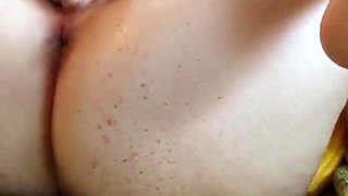Rough Dildo and Finger Fuck with German Mistress
