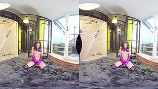Mileena's Warm-Up - Solo Masturbation Cosplay - Sexlikereal