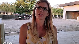 Solo Cory Chase with big boobs having fun outdoors on a beach