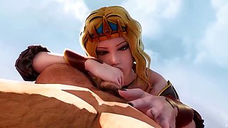 Animated cartoon fantasy with wild 3D sex scenes