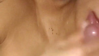 Beautiful Monika Fox sexy ball licking & cock sucking