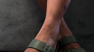 Black Amateur Explore Hot Foot Fetish