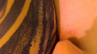 3 Heavily Tattooed Girls, 2 Guys - BBC & White Cock Orgy Mayhem