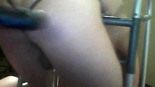 Putting All Kinds of Things in My Ass Before Strapon Fucking Me Pegging
