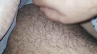 Step son with big cock touches step mom bigvass without panties