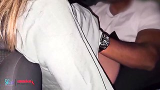 The hotwife observed his wifey meeting the BIG BLACK COCK in front of everyone