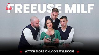 Mylf - Naughty Latina Bianca Bangs Confesses Her Dirty Thoughts To Big Assed Milf Carmela Clutch
